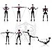 Resistance Bands Set by Flexible Sport - Premium Exercise Bands For Men & Women - 100% Natural Latex Band - Home or Gym Workout - With Door Anchor, Handles, Ankle Straps - Bonus Guide Book & Carry Bag