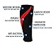 Attain Fitness Calf Compression Sleeves | One Pair Graduated Compression Sleeves for Shin Splints & Performance. Spiral Compression for Improved Recovery and Blood Flow (Large, Red)