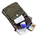 Ranboo Retro Cell Phone Purse, Men’s Shoulder Phone Pouch with Belt Loop Clip for iPhone XS Max XS XR 7 8 Plus Galaxy S9 S8 Plus Note 9 8 Small Crossbody Bag 7.9” Pockets Canvas Waist Wallet Bag Green