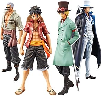 劇場版 One Piece Stampede Dxf The Grandline Men Vol 1ルフィ Vol 2 サボ Vol 3 4種セット フィギュア ドール 通販 Amazon