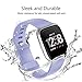 GEAK Replacement Bands for Fitbit Versa (3 Pack), Classic Accessories Bands with Secure Aluminum Buckle for Fitbit Versa Smart Watch, Women Men Kids,Small White Peach Periwinkle