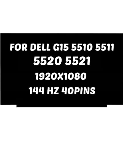 Schermo LCD 15.6 Pollici FHD IPS Per Dell (Modello G081476) - Pannello Opaco 30 Pin