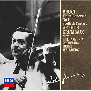 Amazon ブルッフ ヴァイオリン協奏曲第1番 スコットランド幻想曲 限定盤 アルテュール グリュミオー 交響曲 管弦楽曲 協奏曲 音楽