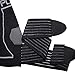 Ankle Brace Support Stabilizer – Compression Sleeve, Adjustable – Great for Running, Tennis, Sprains, Volleyball