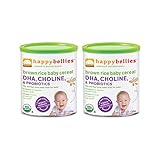 Happy Family happy bellies Baby Cereal - Brown Rice - 7 oz (Pack of 2)