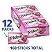 Trident Dragon Fruit Lychee Sugar Free Gum - with Xylitol - 12 Packs (168 Pieces Total)