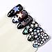 Vincent&July 6 Box Star Shaped Dazzling Glitter DIY Nail Sticker Colorful Different Size Nail Art Decoration
