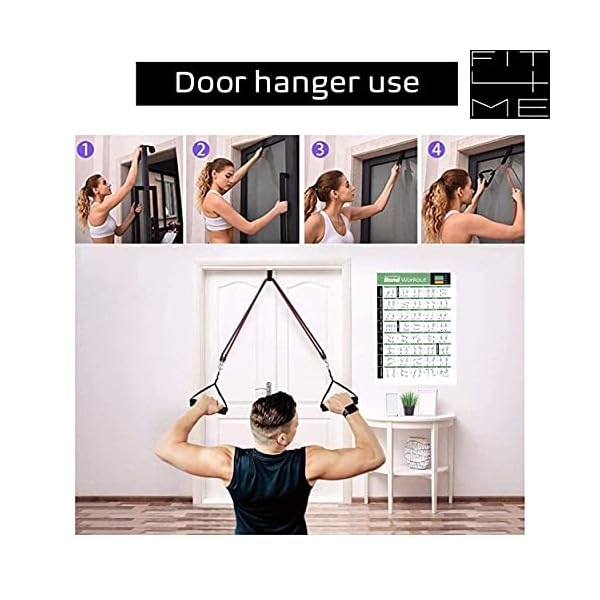 FIT4ME-Resistance-Bands-Set-12-pcs-5-HEAVY-DUTY-Latex-Fitness-Tubes-150LB-Foam-Handles-Padded-Ankle-Straps-Door-Anchor-Exercise-Bands-for-Men-Women-Home-Workout-Home-Gym-Strength-Yoga-Pilates-Physio FIT 4 ME Resistance Bands Set 12 pcs 5 HEAVY DUTY Latex Fitness Tubes 150LB Foam Handles Padded Ankle Straps Door Anchor…