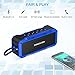 Poweradd MusicFly Indoor/Outdoor Portable Wireless Bluetooth Speakers, 36W Loud Volume, Dynamic Stereo, IPX7 Waterproof, Sandproof, Shockproof, Built in Mic, 24 Hours Playtime, Blue