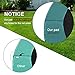 ExacMe Trampoline Pad Replacement Round Safety Spring Cover, No Hole for Pole (Green, 14 Foot)