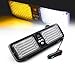 Xprite White & Yellow 86 LED Windshield SunShield High Intensity LED Law Enforcement Emergency Hazard Warning Strobe Lights