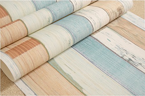 Gaomy Carta Da Parati A Strisce Verticali Blu Carta Da