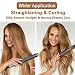 Hair Straightener Curling Iron, 2 in 1 Tourmaline Ceramic Twisted Flat Iron for Hair, Dual Voltage Hair Curler for Travel, LCD Digital Display & Auto Shut-Offthumb 1