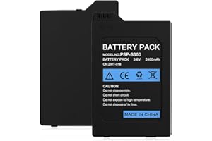 BOANV Replacement Battery for PSP-2000,2400 mAh Replacement PSP-2000 Battery for PSP 2000/PSP 3000,PSP Lite,PSP Silm,PSP-S110 Console
