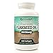 Organic Flaxseed Oil Capsules (180 Softgels), 2000mg ALA & Omega 3-6-9, Natural Flax Seed Pills for Cardiovascular Health & Immune Support, Promotes Healthy Skin, Nails & Hair