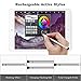 WEALLNERSSE Rechargeable Active Stylus Digital Pen with Adjustable Fine Tip for Accurate Writing/Drawing on iPhone/iPad/Samsung/Surface/Android Touchscreen, Smartphones, Tablets, Notebooks