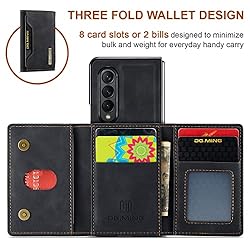 Wallet Case for Samsung Galaxy Z Fold3, DG.MING