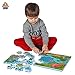 Peaceful Lake Foam Floor Puzzle - 54 Soft Pieces - 12x18 Inches Mat - Educational Toy for Preschoolers and Toddlers