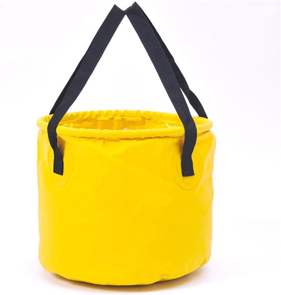 VolksRose 10L/3Gal Foldable Bucket Collapsible Water Carrier Container Bag For Camping, Hiking, Travel etc.