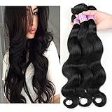 Beauty Youth Brazilian body wave Virgin Hair 3 Bundles Brazilian body wave 7A Unprocessed Virgin Hair Human Hair Bundles …