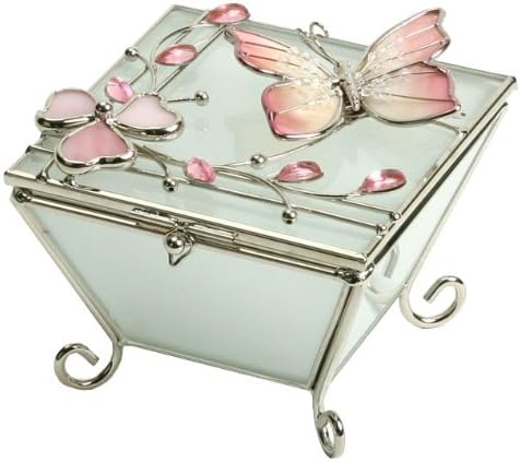 Caja con forma de mariposa/Flores: Amazon.es: Hogar