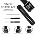 for Garmin Vivoactive Bands/Garmin Approach S2 S4 Bands Silicone Replacement Smart Wrist Watch Accessory Band Strap for Garmin Vivoactive, One Size