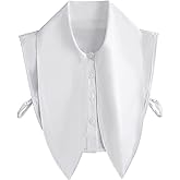 DNLKWGO Detachable Bow False Collar Dickey for Women & Girls