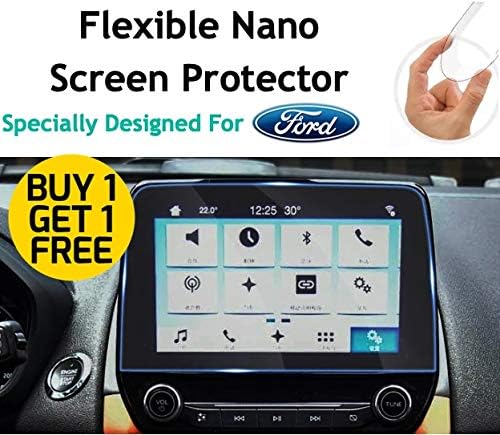 Flexible Nano Screen Protector for Ford EcoSport Car Navigation and Infotainment System (Pack of 2)