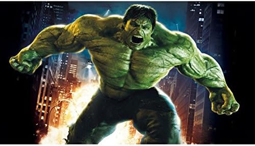 The Incredible Hulk - Framed Canvas Picture - Size 30" x 20"