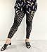 Curbigals Women's Plus Size Stretchy Lace Pattern Capris Leggings Tights