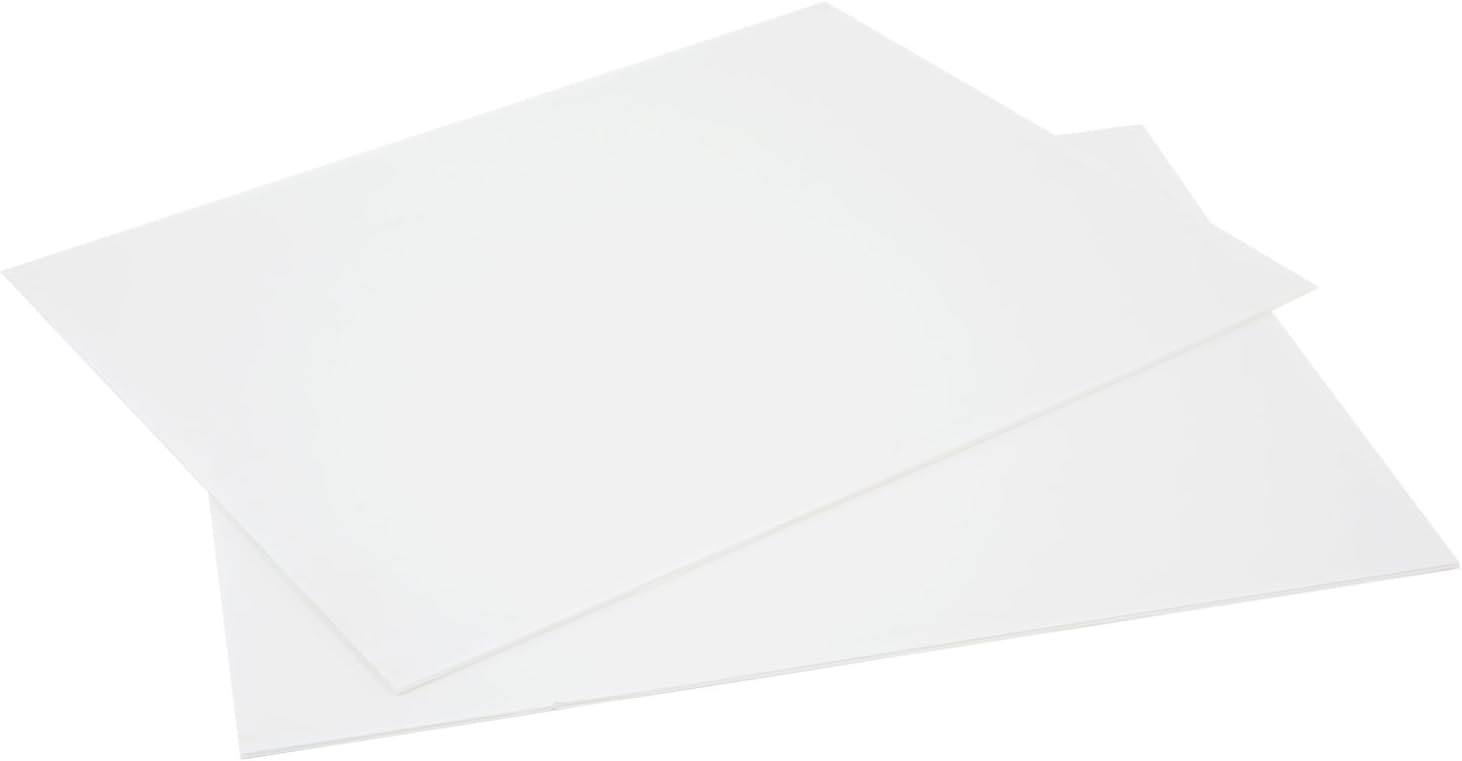 T-SIGN Corrugated Plastic Sheets Coroplast Sign Blank Board, 24 x36 Inches 3/16 Inches Thick for A-Frame Replacement Poster Sheets, 2 Pack White Blanks Sign : Office Products