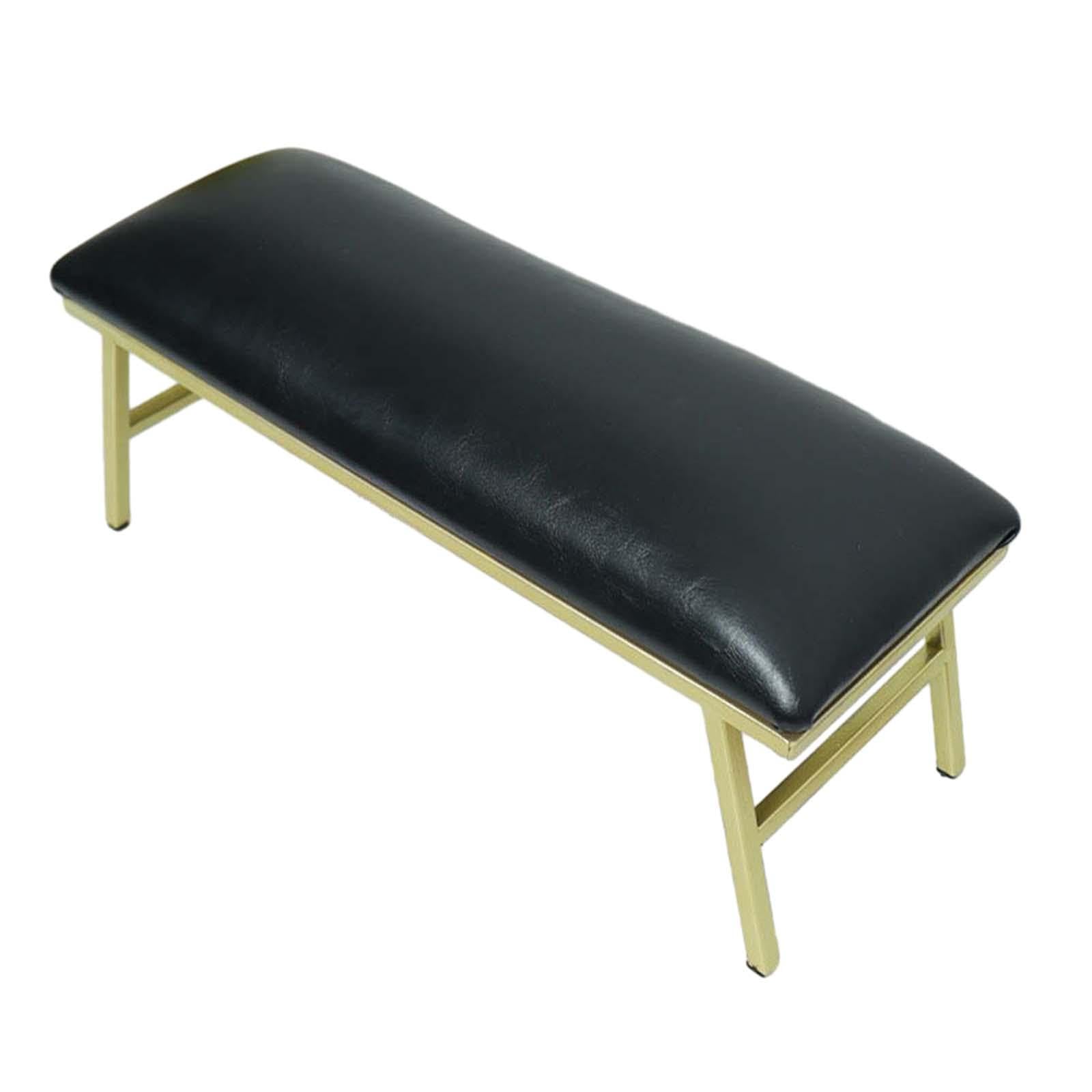 Harilla Nail Arm Rest Stand Soft Nails Table Desk Manicure Table Arm Rest Sturdy Nail Table Hand Rest PU Leather Hand Pillow Soft Cushion for Nail Technician Nail Art Salon, Black