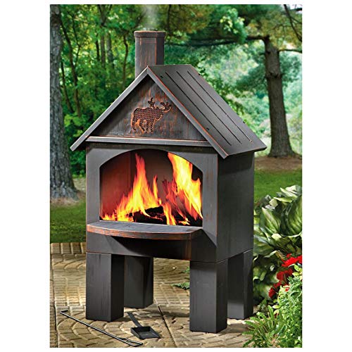 CASTLECREEK Cabin Cooking Steel Chiminea