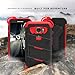 Zizo BOLT Series compatible with Samsung Galaxy S7 Active Case Military Grade Drop Tested with Tempered Glass Screen Protector Holster BLACK RED