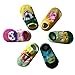 Kakalu Assorted Non-Skid Ankle Cotton Socks with Grip for 12-36 Months Baby, Cartoon 1, 6-Pairs