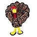 TUFFY - World's Tuffest Soft Dog Toy - Barnyard Turkey - Squeakers - Multiple Layers. Made Durable, Strong & Tough. Interactive Play (Tug, Toss & Fetch). Machine Washable & Floats. (Regular)