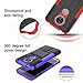 Yiakeng for Moto E5 Plus Case, Moto E5 Supra Case, Dual Layer shockproof Slim Protective with kickstand Phone Case Cover for Motorola Moto E Plus (5th Generation) (Blue)