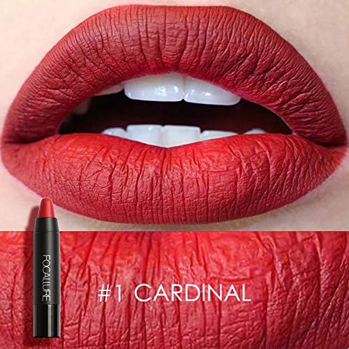 Brave669 Focallure Women Matte Waterproof Long Lasting Lipstick Pen Cosmetics Makeup # 01