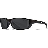 Wiley X P-17 Sunglasses, Safety Glasses for Men and Women, UV Eye Protection for Shooting, Fishing, Biking, and Extreme Sports, Matte Black Frames, Tinted Lenses