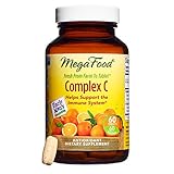 MegaFood - Complex C, Supports Immunity and Well-being with Rosehips and Orange, Vegan, Gluten-Free, Non-GMO, 60 Tablets (FFP)