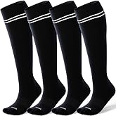 LEVSOX Viscose Made from Bamboo Compression Socks for Pregnant Women 20-30 mmHg Knee High Cute Mens Supports Socks for Travel