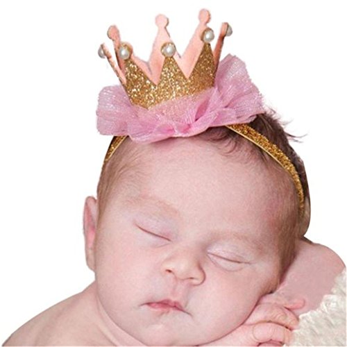 Gilroy Baby Girl Princess Crown Headband Headwear for Photography Props Costume