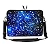 Meffort Inc 15 15.6 inch Neoprene Laptop Sleeve Bag Carrying Case with Hidden Handle and Adjustable Shoulder Strap - Galaxy Stars
