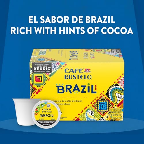CAFÉ BUSTELO BRAZIL DARK ROAST COFFEE, 72 KEURIG K-CUP PODS