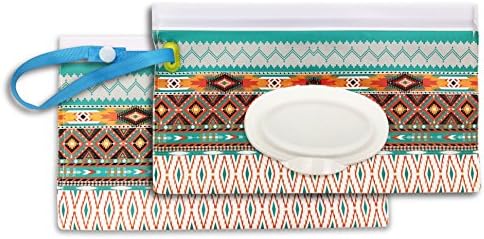 Sungrace Reusable Wet Wipe Case Wipe Pouch Dispenser for Baby (1 Pcs)