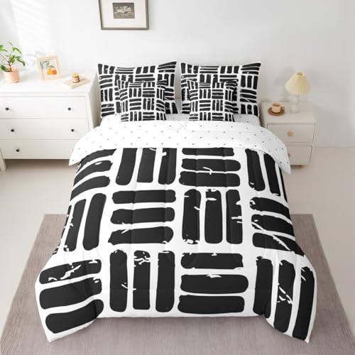 Feelyou Abstract Comforter Set Queen 7 Pieces