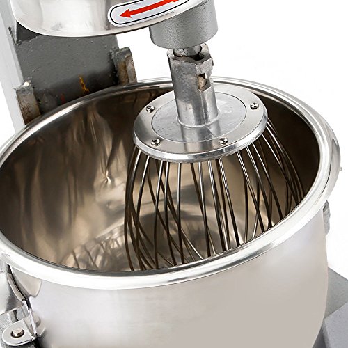 110V 580W 3 Speed 15Qt Commercial Dough Food Mixer Gear Driven Pizza Bakery