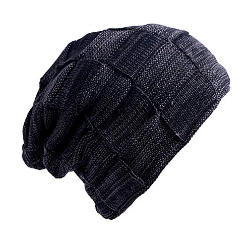Mens slouchy beanie knit winter soft warm oversized cc …