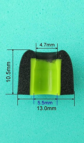 image for Zotech 6 Pair Memory Foam Replacement Earbuds, Ear Tips for JayBird Bl