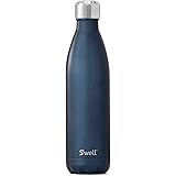 S'well Stainless Steel Water Bottle - 25 Fl Oz - Blue Suede - Triple-Layered Vacuum-Insulated Containers Keeps Drinks Cold fo